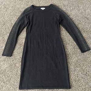 Dark Gray Calvin Klein Party Dress